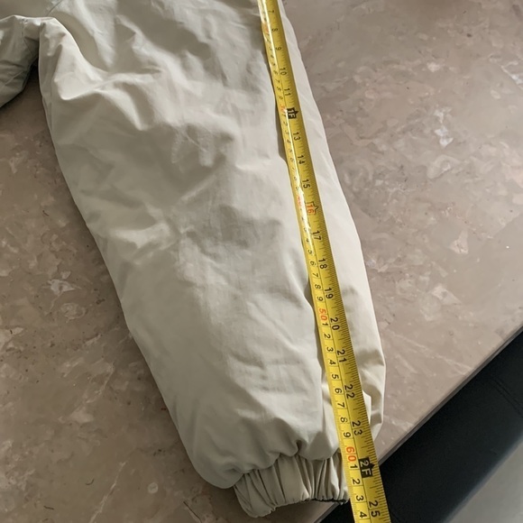 Ecko Function Silver Beige Reversible Down Jacket size Large bomber winter ski - Picture 11 of 16